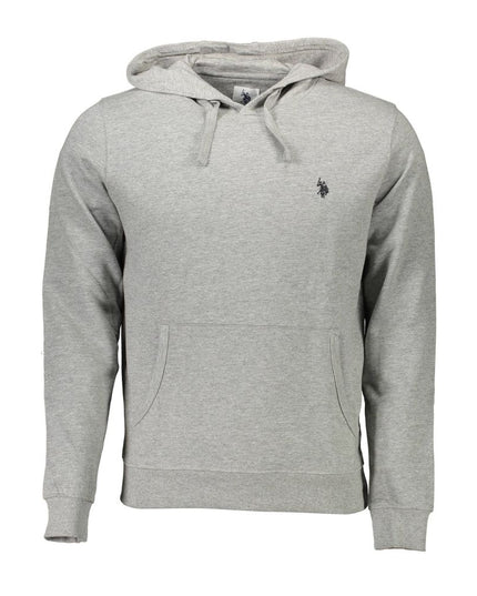 U.S. POLO ASSN. Gray Cotton Men Sweatshirt