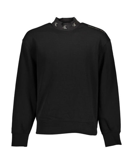Calvin Klein Black Cotton Men Sweater