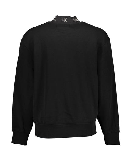 Calvin Klein Black Cotton Men Sweater