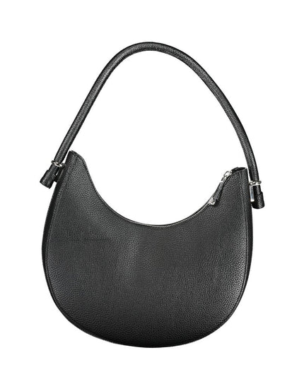 Tommy Hilfiger Black Polyurethane Women Handbag