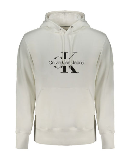 Calvin Klein White Cotton Men Sweater