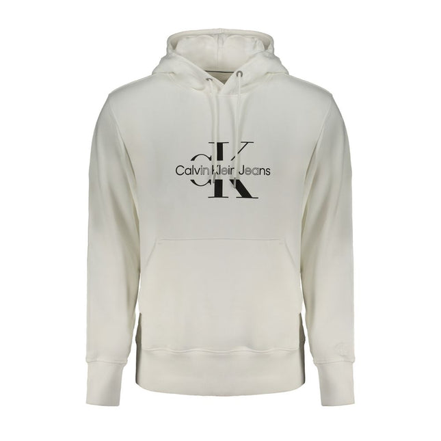 Calvin Klein White Cotton Men Sweater