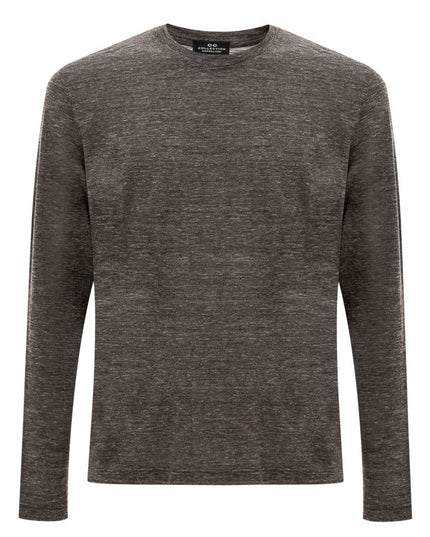 Corneliani Gray Wool T-Shirt