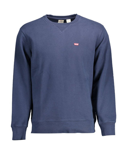 Levi's Blue Cotton Men Sweater