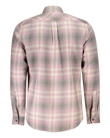 Hugo Boss Pink Cotton Men Shirt