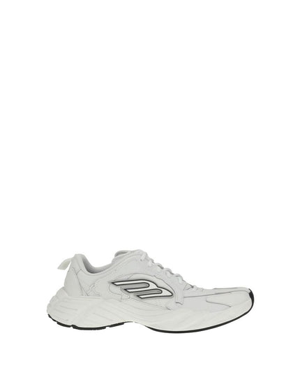 Balenciaga White Calf Leather Bos Taurus Athletic Sneakers