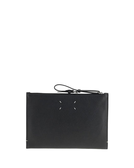 Margiela Black Calf Leather Bos Taurus Wallet