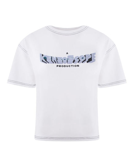 Kenzo Elegant White Cotton Top for Women