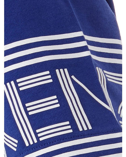 Kenzo Chic Blue Cotton Tee for Stylish Comfort