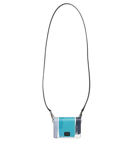 Dolce & Gabbana Multicolor Leather DG Logo Bifold Card Holder Wallet