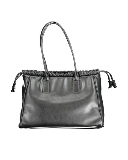 Mario Valentino Black Polyethylene Handbag