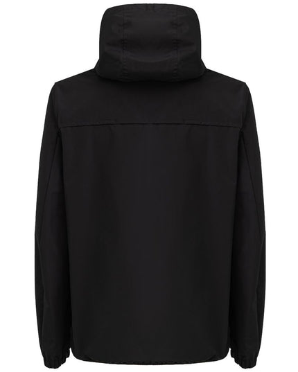 Dolce & Gabbana Black Polyester Shell Jacket