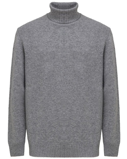 Cruciani Gray Cashmere Turtleneck