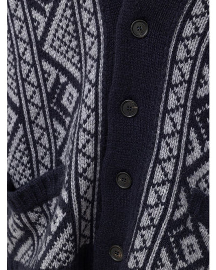 Cruciani Bicolor Cashmere Cardigan