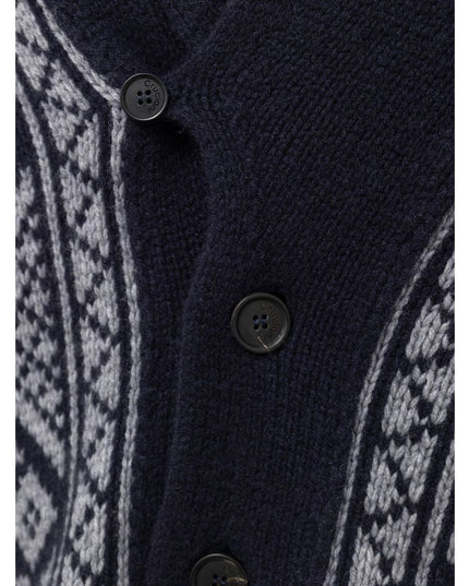 Cruciani Bicolor Cashmere Cardigan