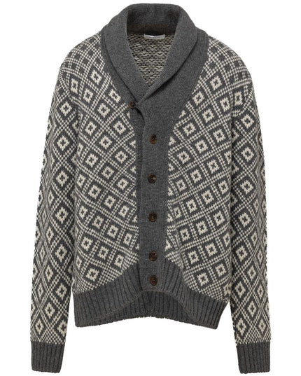 Cruciani Bicolor Cashmere Cardigan