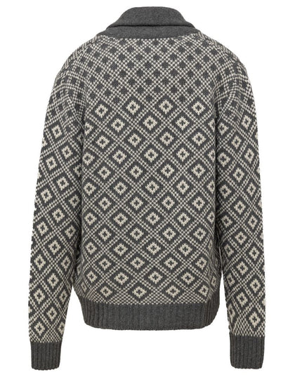 Cruciani Bicolor Cashmere Cardigan