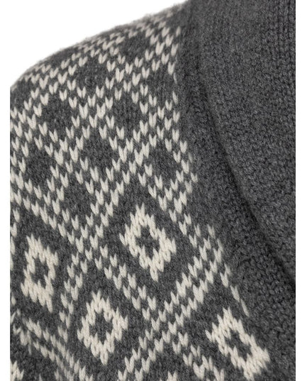 Cruciani Bicolor Cashmere Cardigan