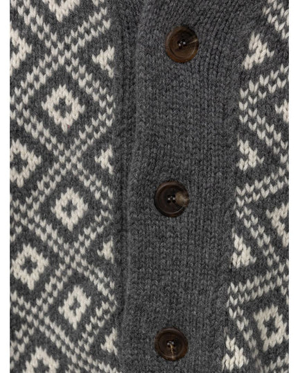 Cruciani Bicolor Cashmere Cardigan