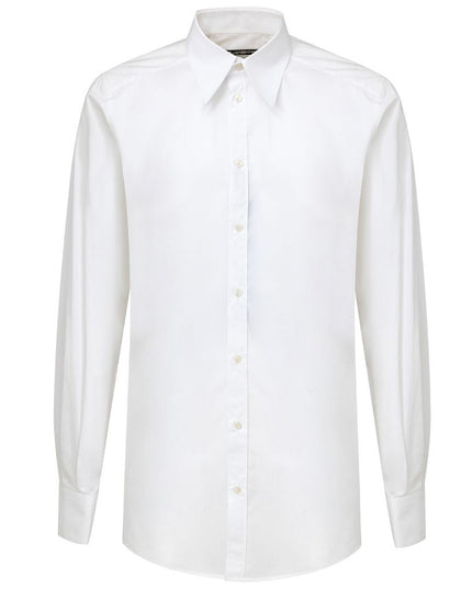 Dolce & Gabbana White Cotton Dress Shirt
