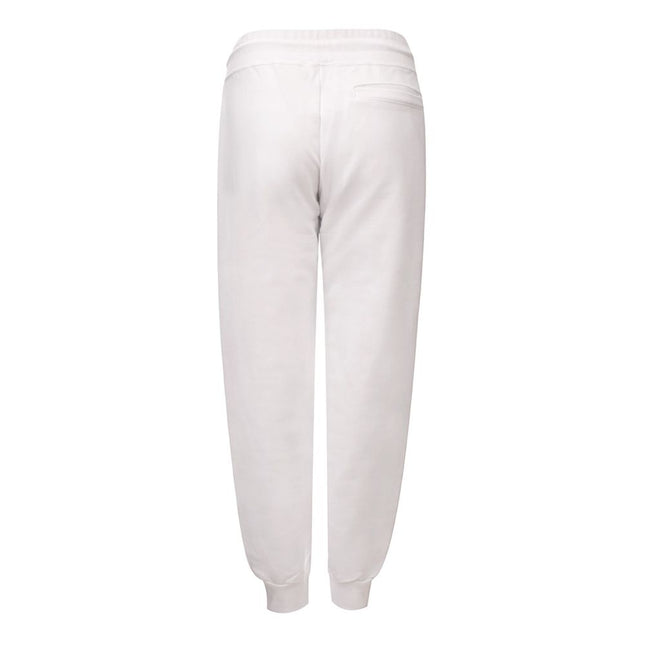 GCDS White Cotton Joggers Workout Pant