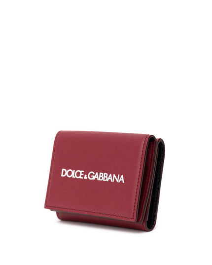Dolce & Gabbana Red Calfskin Wallet