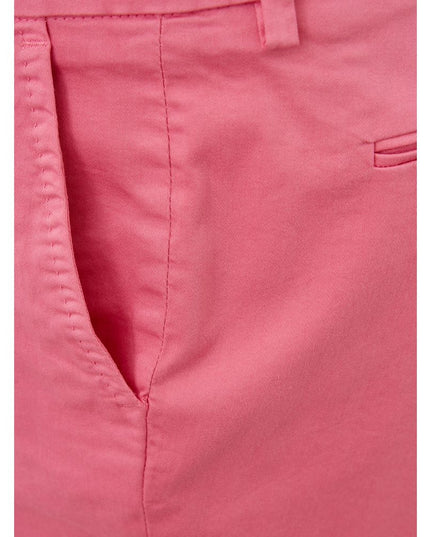 Lardini Elegant Cotton Pink Trousers for Sophisticated Style