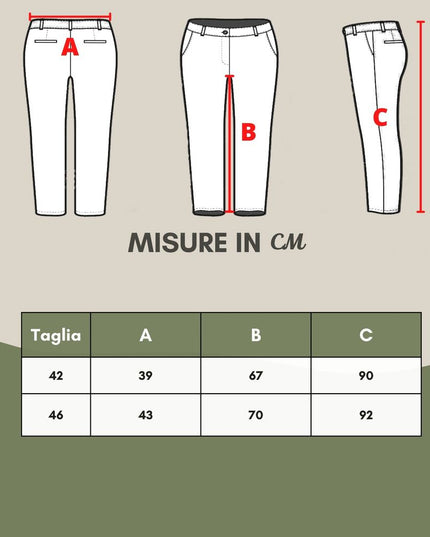 Lardini Golden Elegance Cotton Pants