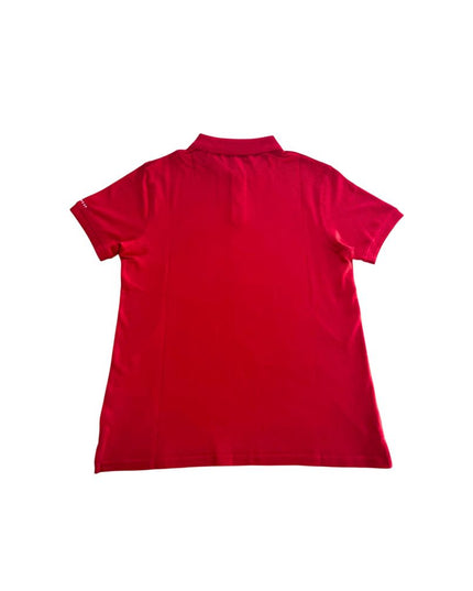 Trussardi Beachwear Red Cotton Men Polo Shirt
