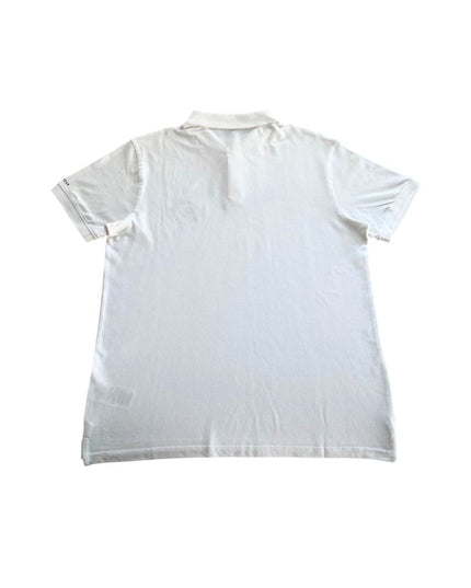 Trussardi Beachwear White Cotton Men Polo Shirt