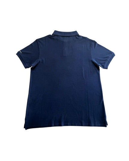 Trussardi Beachwear Blue Cotton Men's Polo Shirt