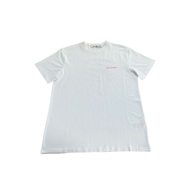 Trussardi Beachwear White Cotton Men's T-Shirt