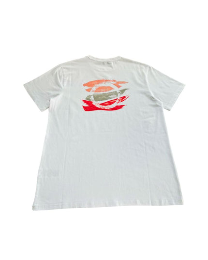 Trussardi Beachwear White Cotton Men's T-Shirt