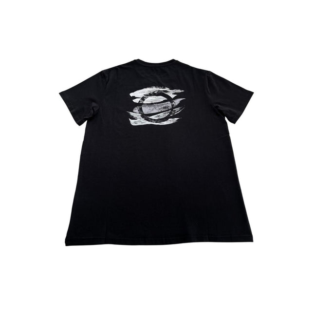 Trussardi Beachwear Black Cotton Men T-Shirt