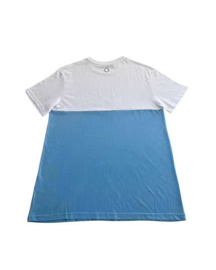 Trussardi Beachwear Light Blue Cotton Men T-Shirt
