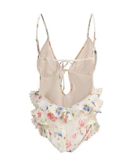 Zimmermann Multicolor Lycra One-Piece Swimsuit