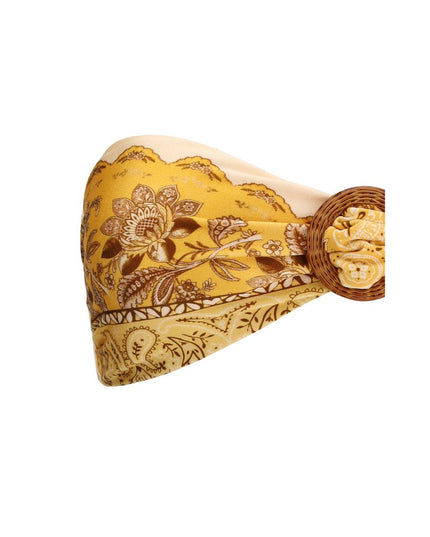 Zimmermann Yellow Lycra Bikini