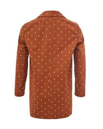 Lardini Chic Cotton Brown Jacket for the Modern Woman