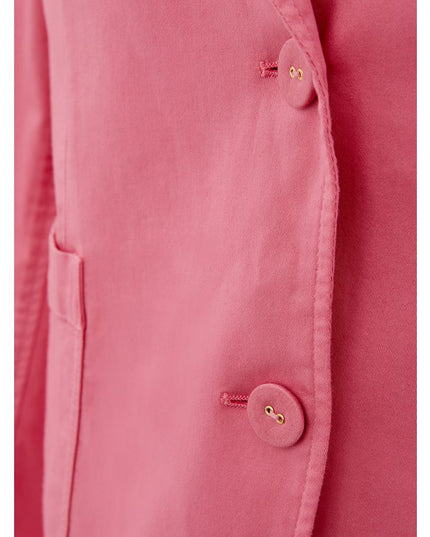 Lardini Elegant Pink Cotton Jacket for Her