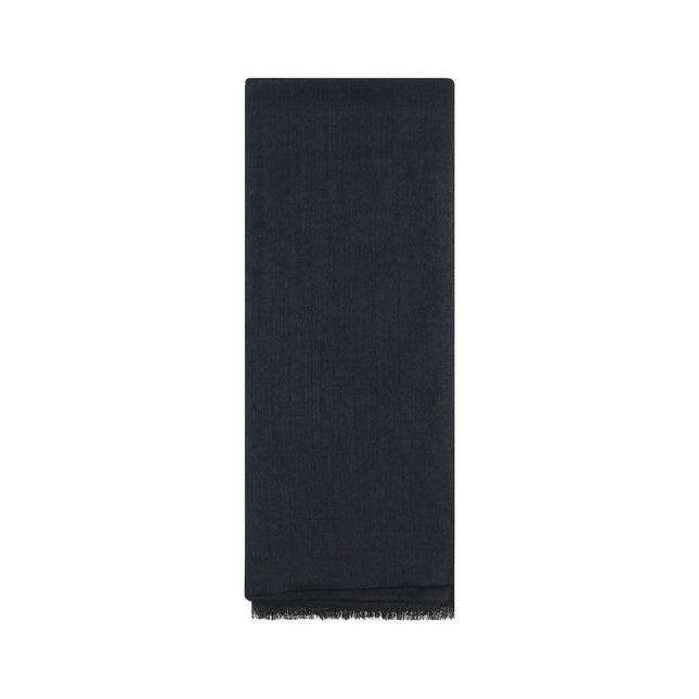 Brunello Cucinelli Black Cashmere Scarf