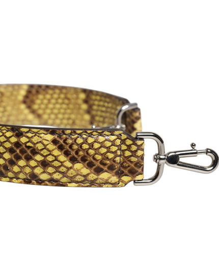 Dolce & Gabbana Yellow Exotic Leather Bag Shoulder Strap