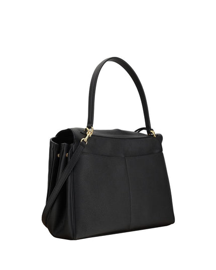 Balenciaga Black Calf Leather Bos Taurus Shoulder Bag