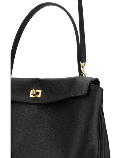 Balenciaga Black Calf Leather Bos Taurus Shoulder Bag