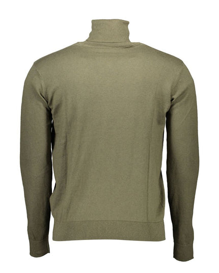 U.S. POLO ASSN. Green Cotton Men Sweater