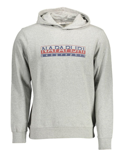 Napapijri Gray Cotton Men Sweater