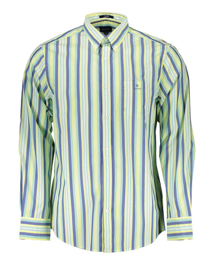 Gant Yellow Cotton Men Shirt