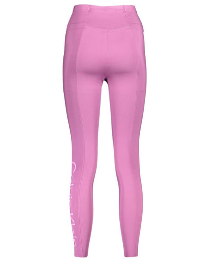 Calvin Klein Purple Polyester Women Legging