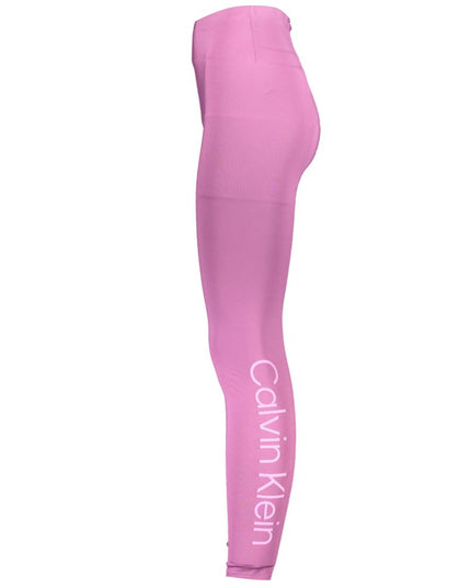 Calvin Klein Purple Polyester Women Legging