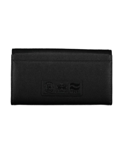 La Martina Black Polyethylene Women Wallet