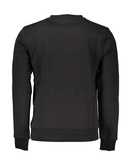 Cavalli Class Black Cotton Men Sweater